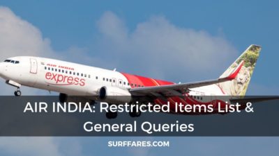 Air India restricted items