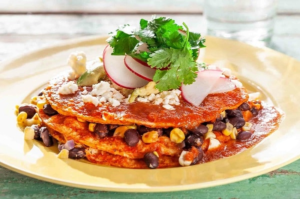 Enchiladas Montadas- New Mexico