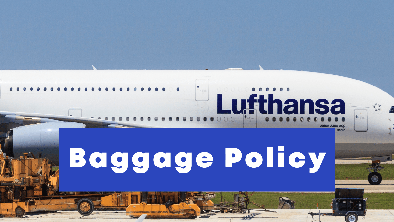 Excess baggage | Lufthansa